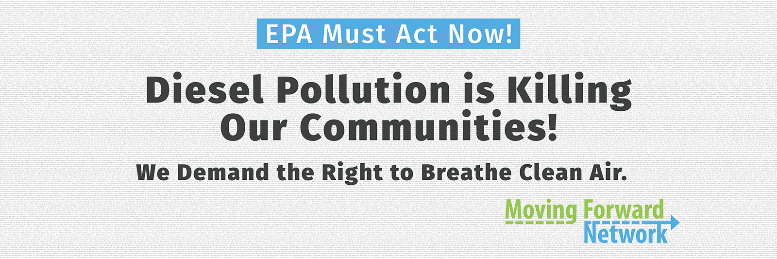 Banner Diesel Pollution